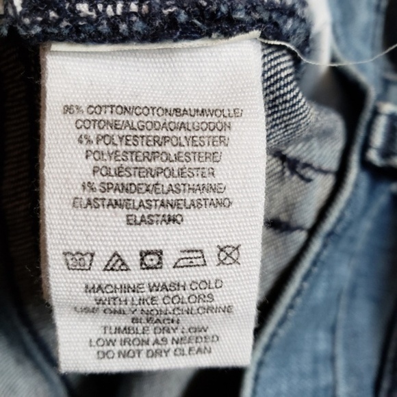 NWT Free People Distressed Skinny Jeans sz 26 - Picture 6 of 6